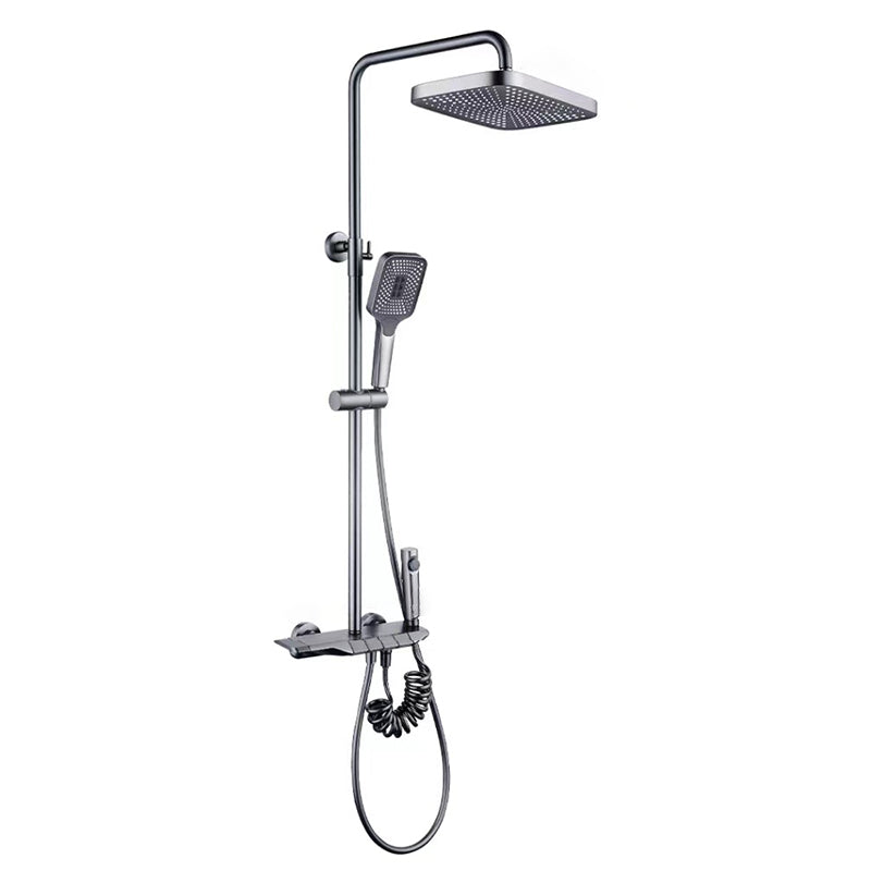 Cofik | Contemporary Wall Mount Shower Set with Adjustable Flow