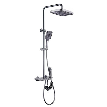 Cofik | Contemporary Wall Mount Shower Set with Adjustable Flow