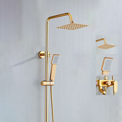Cofik | Contemporary Wall Mount Shower Set with Adjustable Flow