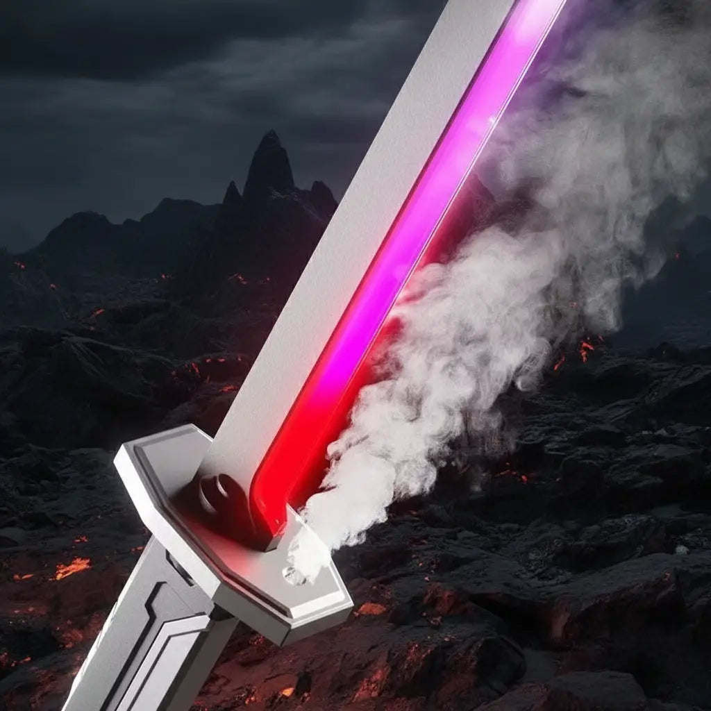 Colorful LED Glow in Dark Toy Sword