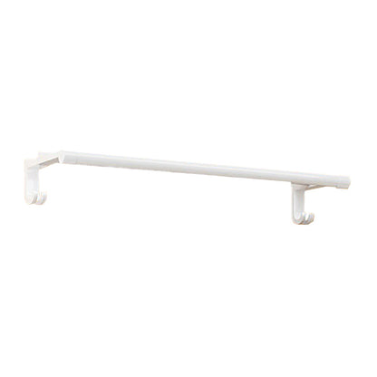 Contemporary Bathroom Accessory Set Towel Bar White Shelf
