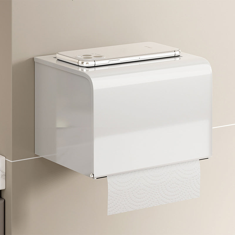Contemporary Bathroom Accessory Set Towel Bar White Shelf