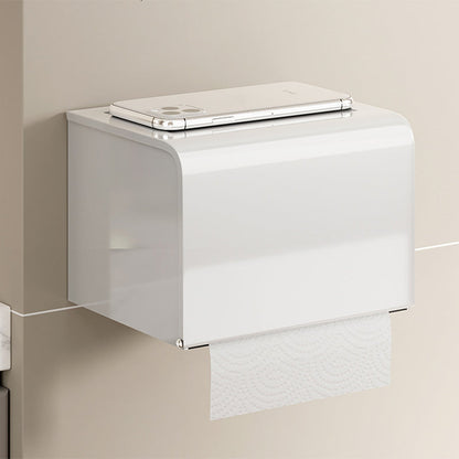 Contemporary Bathroom Accessory Set Towel Bar White Shelf