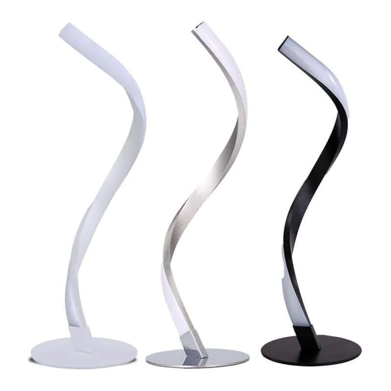 Compact Spiral Desk Lamp Small Bedside Night Light