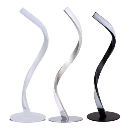 Compact Spiral Desk Lamp Small Bedside Night Light