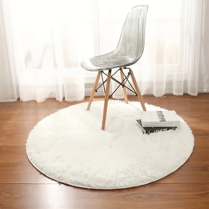 Soft Round Shaggy Area Rug