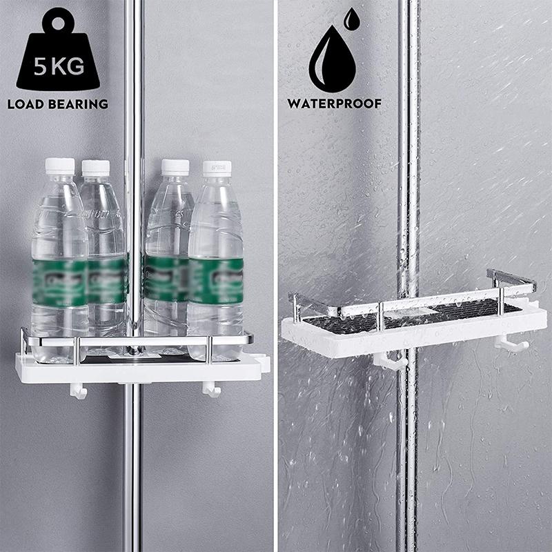 Easy Install Shower Caddy Storage Rack Organizer