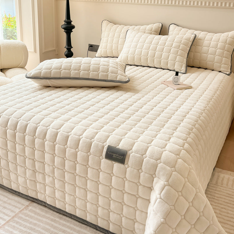 Plush Microfiber Bed Cover