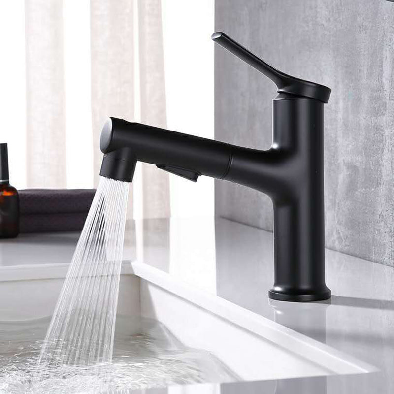 Modern Low Arc Bathroom Sink Faucet