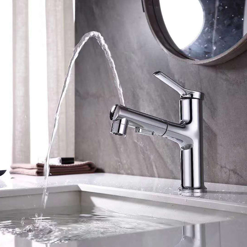 Modern Low Arc Bathroom Sink Faucet - Cofik