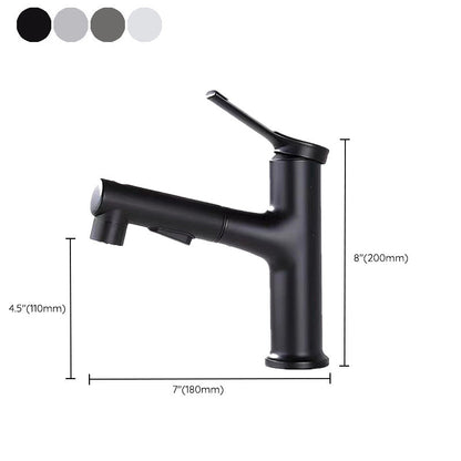 Modern Low Arc Bathroom Sink Faucet