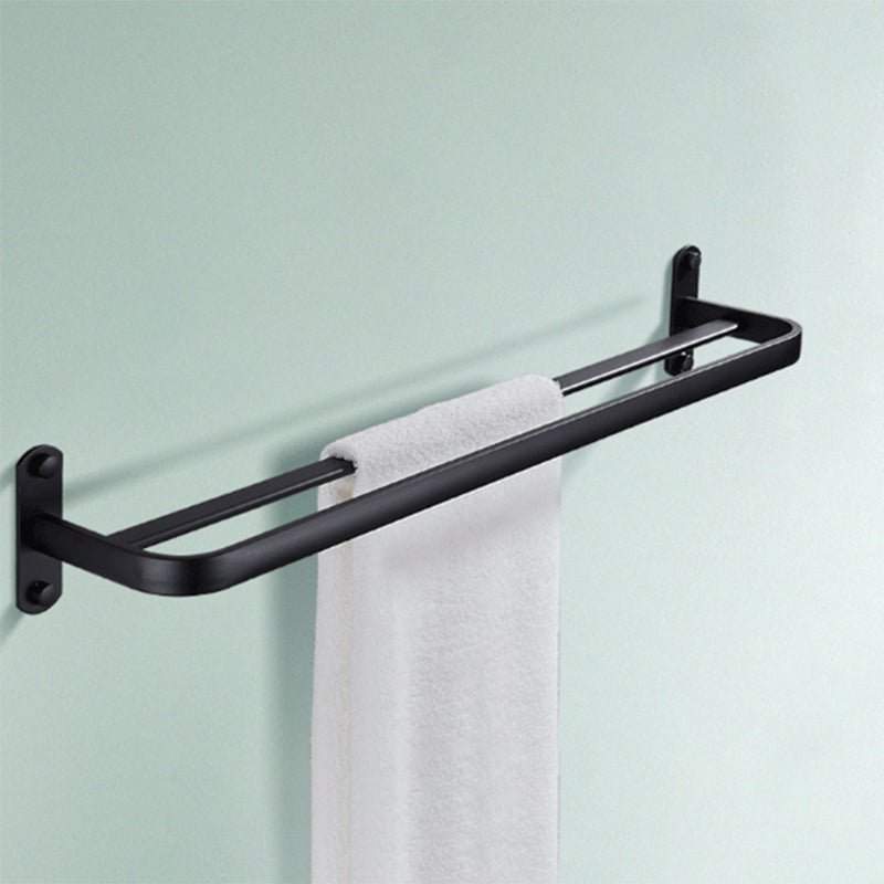 Stylish Bathroom Shelf Set with Towel Holder & Storage