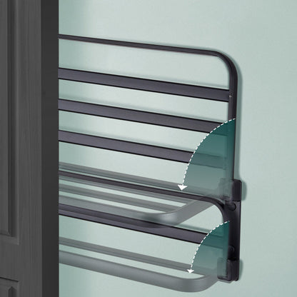 Stylish Bathroom Shelf Set with Towel Holder & Storage