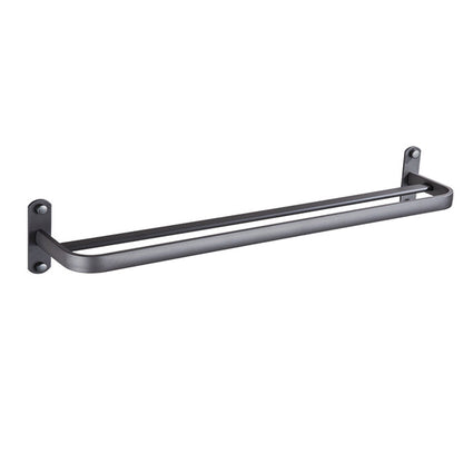 Stylish Bathroom Shelf Set with Towel Holder & Storage