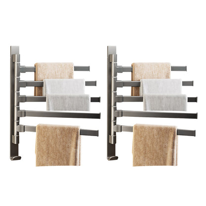 Modern Grey Bathroom Accessories Aluminium Towel Rack