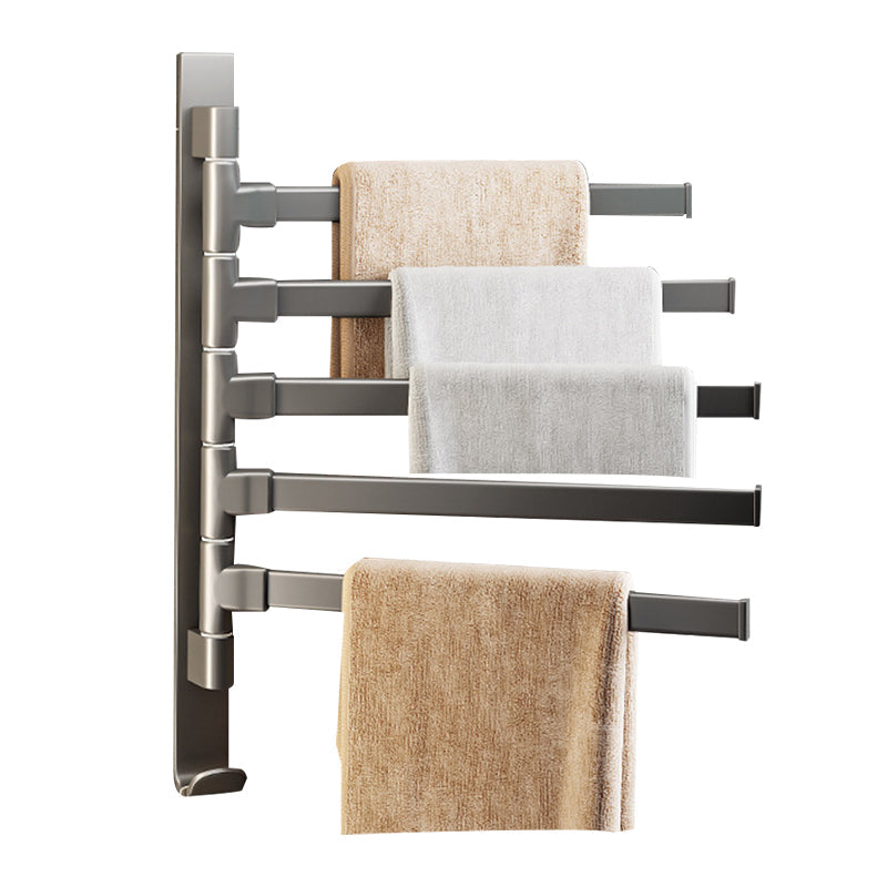 Modern Grey Bathroom Accessories Aluminium Towel Rack