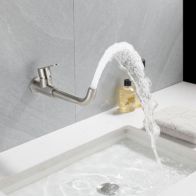 Stylish Chrome Mounted Basin Faucet