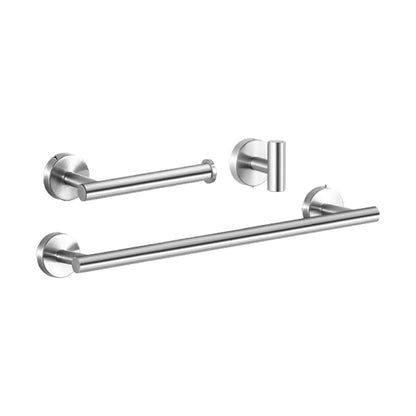 Luxury Stainless Steel Chrome Bathroom Accessory Set