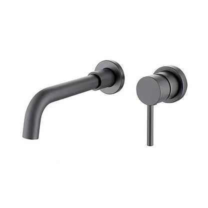 Modern Single Handle Wall Mount Bathroom Faucet