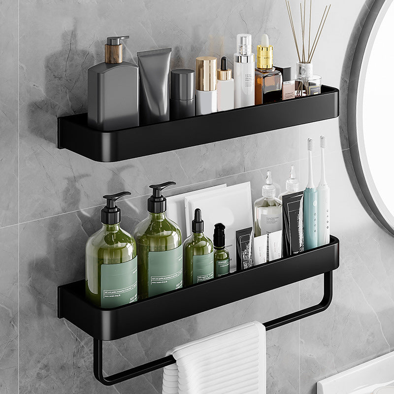 Modern Aluminum Bath Shelf Storage Set