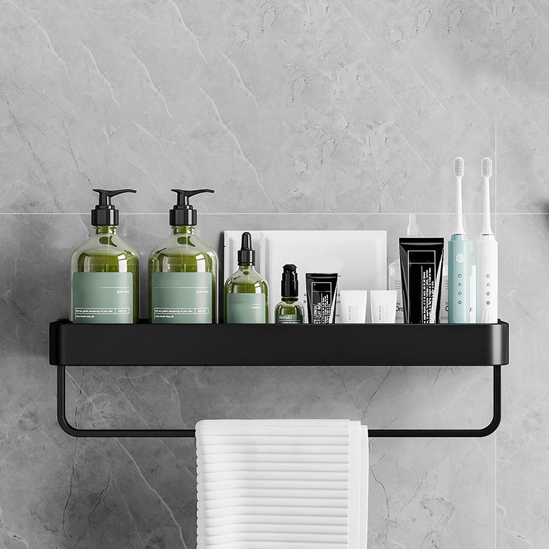 Modern Aluminum Bath Shelf Storage Set