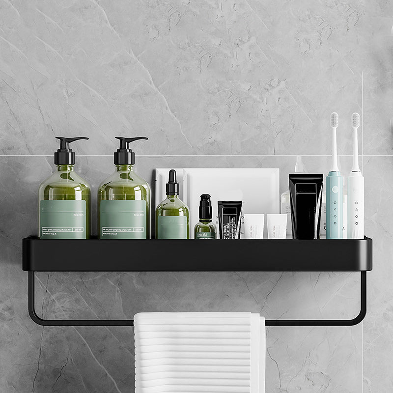 Modern Aluminum Bath Shelf Storage Set