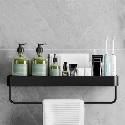 Modern Aluminum Bath Shelf Storage Set