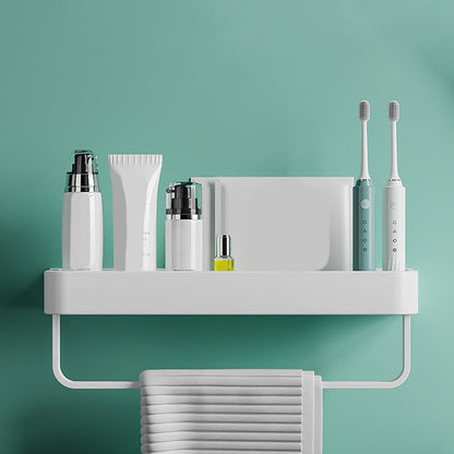 Modern Aluminum Bath Shelf Storage Set