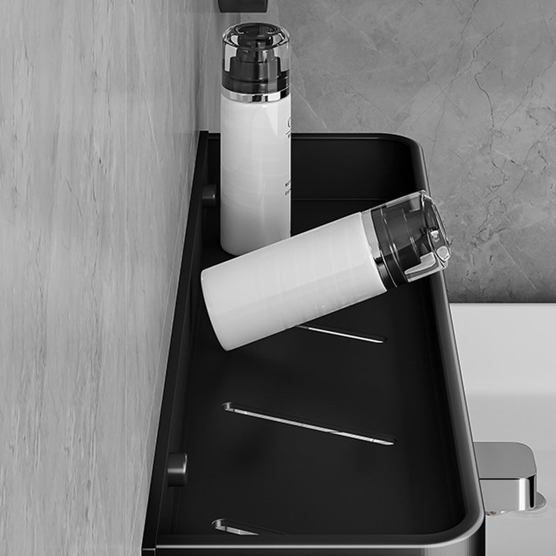 Modern Aluminum Bath Shelf Storage Set