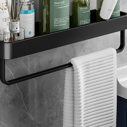 Modern Aluminum Bath Shelf Storage Set