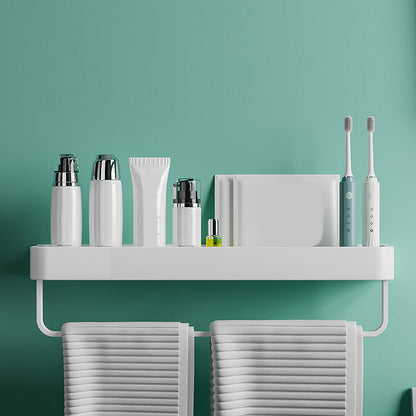 Modern Aluminum Bath Shelf Storage Set