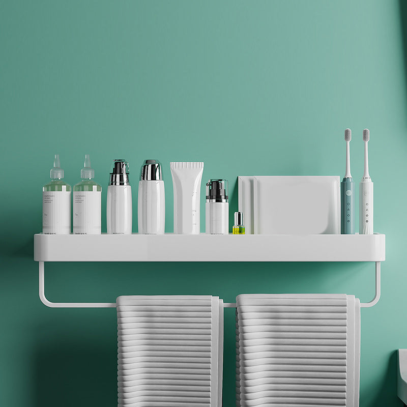 Modern Aluminum Bath Shelf Storage Set