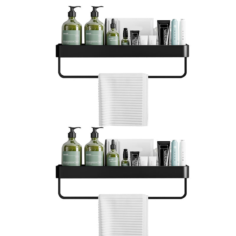 Modern Aluminum Bath Shelf Storage Set