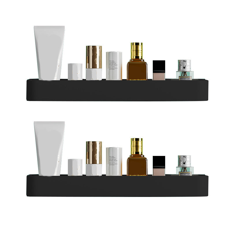 Modern Aluminum Bath Shelf Storage Set
