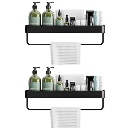 Modern Aluminum Bath Shelf Storage Set