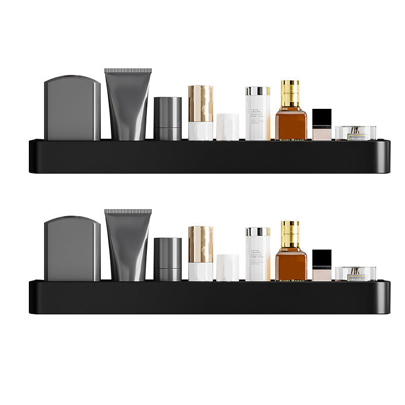 Modern Aluminum Bath Shelf Storage Set