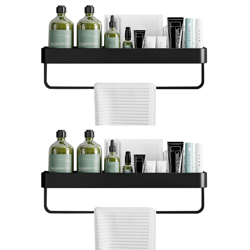 Modern Aluminum Bath Shelf Storage Set