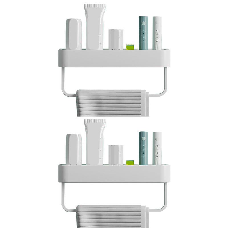 Modern Aluminum Bath Shelf Storage Set