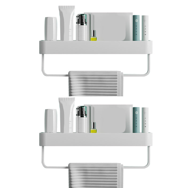 Modern Aluminum Bath Shelf Storage Set