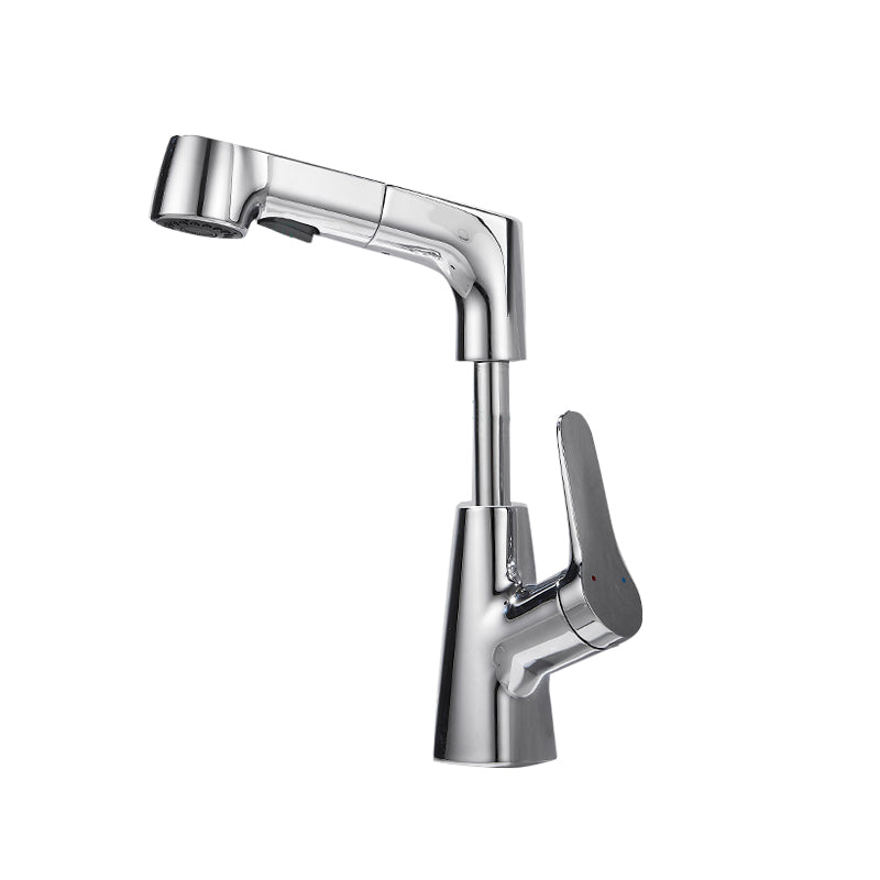 Modern Extendable Kitchen Sink Faucet with Lever Handle - Cofik
