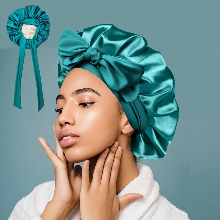 Soft Satin Sleep Bonnet - Stay On All Night