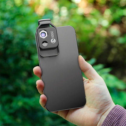 Portable Phone Microscope with 200x Zoom and LED Light - Cofik