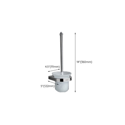 Luxury Chrome Bathroom Accessory Set with Towel Rack