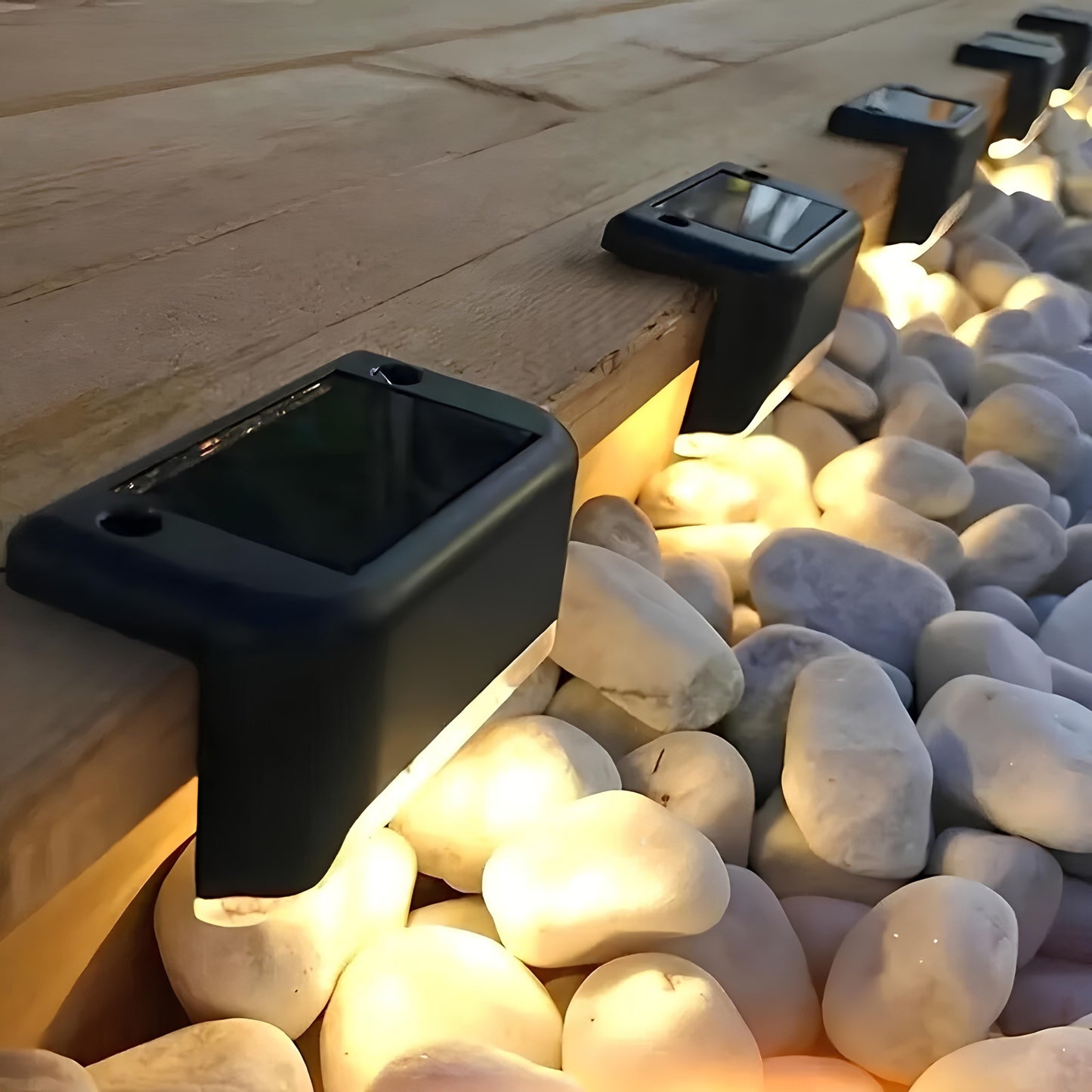 Outdoor Waterproof Solar Powered Step Lamp