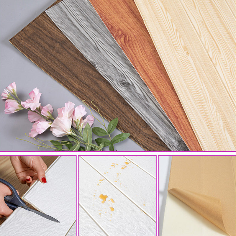 Decorative Wall Panels | Easy Stick Wooden Design Waterproof