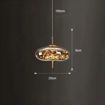 Stylish LED Hanging Star Light Fixture