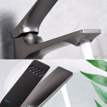 Stylish Copper Bathroom Sink Faucet with Lever Handle