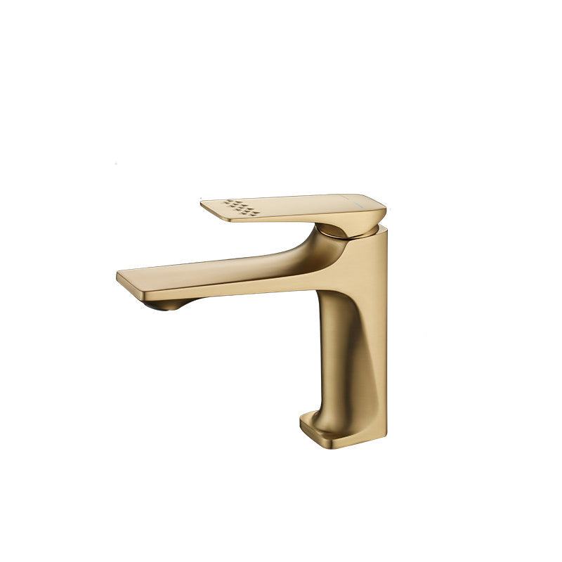 Stylish Copper Bathroom Sink Faucet with Lever Handle