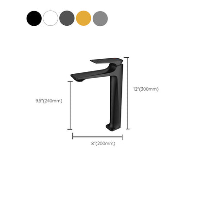 Stylish Copper Bathroom Sink Faucet with Lever Handle
