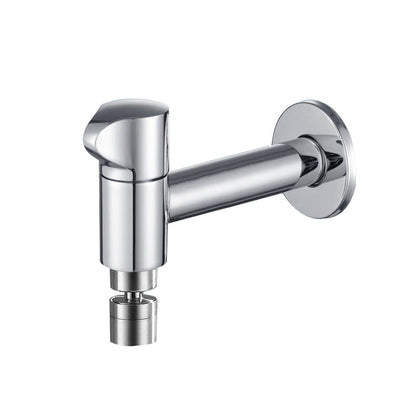 Modern Wall Mount Bathroom Faucet Solid Brass Finish - Cofik